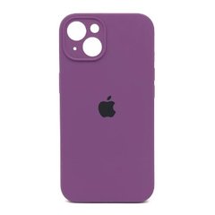 Чехол накладка Silicon Case Full Cover with camera protiction для iPhone 13 New purple