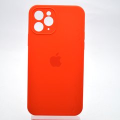 Чехол силиконовый с квадратными бортами Silicone case Full Square для iPhone 11 Red Красный
