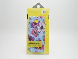 Чохол з квітами Fashion Flowers Case Xiaomi Redmi 2 Blue-Red