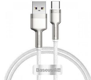 Кабель Baseus Cafule Series Metal Type-c 66W 1M White CAKF000102