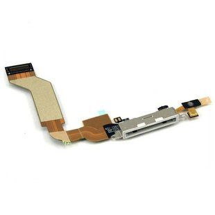 Шлейф iPhone 4S с белым разъемом питания Original TW