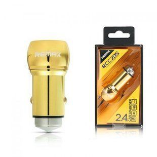 Автомобильное зарядное устройство (АЗУ) универсальное Remax RC-C205 Gold