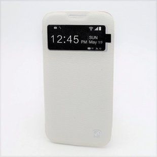 Кожаный чехол книжка HOCO Classic View Duke series HS-L041 для Samsung Galaxy S4 White