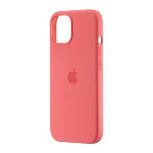 Силіконовий чохол Silicon Case with MagSafe Splash Screen для iPhone 15 Guava