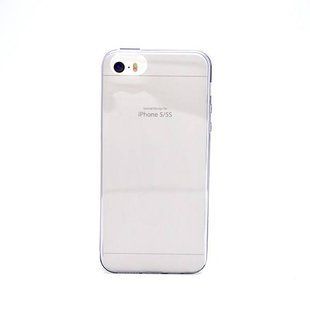 Чехол силикон QU special design для iPhone 5/5S/5SE Gray
