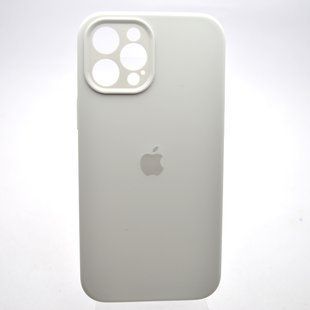 Силіконовий чохол накладка Silicon Case Full Camera для iPhone 12 Pro Max White