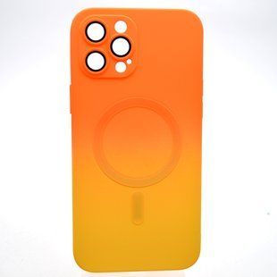 Чохол накладка з MagSafe Bright Case для Apple iPhone 12 Pro Max Orange-Yellow