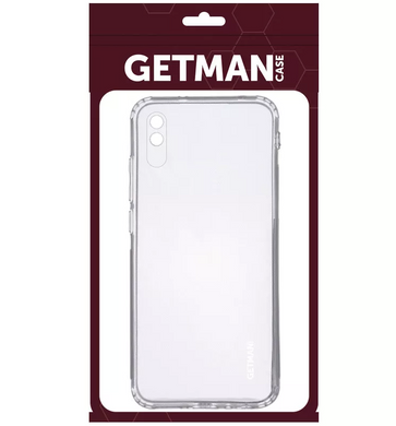 Силиконовый прозрачный чехол накладка TPU Getman для Xiaomi Redmi 9A Transparent/Прозрачный