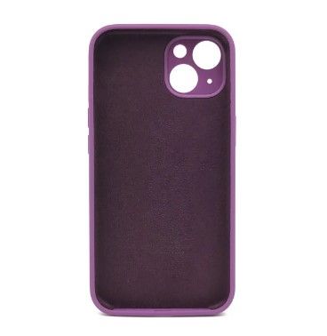 Чехол накладка Silicon Case Full Cover with camera protiction для iPhone 13 New purple