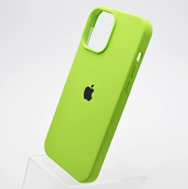 Чохол накладка Silicone Case Full Cover для Apple iPhone 13 Pro Max Зелений