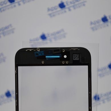 Стекло дисплея iPhone 8 с рамкой,OCA и сеточкой спикера Black Original