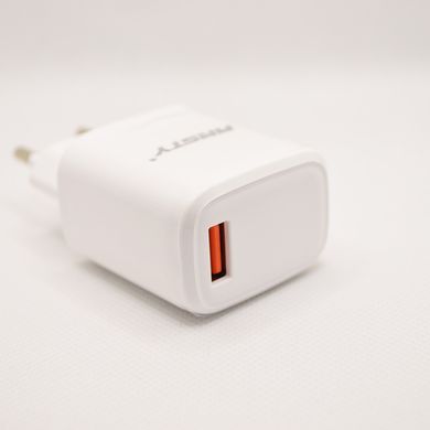 Мережевий зарядний пристрій ANSTY C-101 2.4A 1 USB White