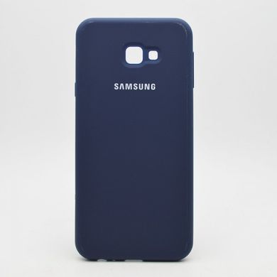 Матовый чехол New Silicon Cover для Samsung J415 Galaxy J4 Plus (2018) Blue Copy