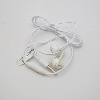 Навушники провідні з мікрофоном ANSTY E-045 3.5mm White