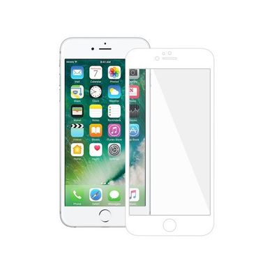 Захисне скло антишпигун 4D Anti-dust на iPhone 7 Plus/8 Plus (0.3mm) White тех.пак