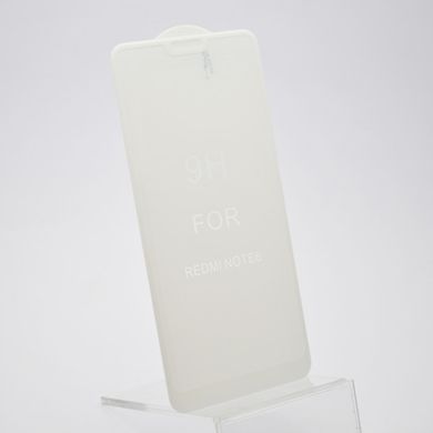 Защитное стекло на Xiaomi Redmi Note 6 5D White тех. пакет