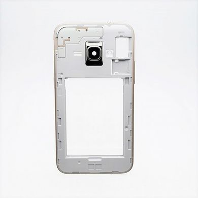 Внутренняя крышка со стеклом камеры и кнопками для Samsung J120 Gold Оригинал Б/У