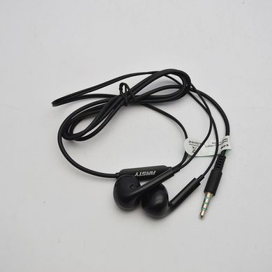 Наушники проводные с микрофоном ANSTY E-036 3.5mm Black