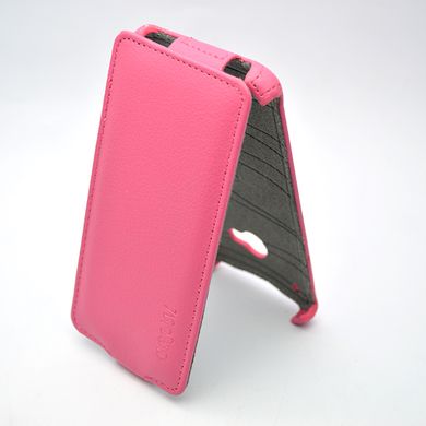 Чохол книжка Brum Exclusive HTC One 801e M7 Рожевий