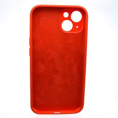 Силиконовый чехол накладка Silicon Case Full Camera для iPhone 15 Red