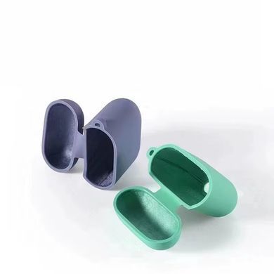 Чехол накладка Silicon Case with microfiber для Apple AirPods 4 Black