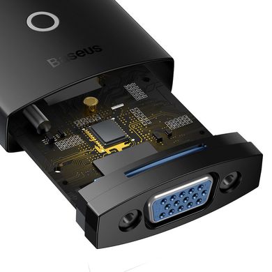 Переходник Baseus Lite Series HDMI To VGA Black WKQX01001