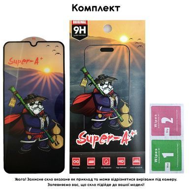 Защитное стекло LAFW Super A+ для Apple iPhone 13 Pro Max/iPhone 14 Plus Black, Черный