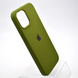 Чехол накладка Silicon Case Full Cover для iPhone 12 Pro Max Army Green