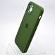 Чехол силиконовый с квадратными бортами Silicon case Full Square для iPhone 11 Pro Army Green