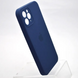 Чехол силиконовый с квадратными бортами Silicon case Full Square для iPhone 11 Pro Midnight Blue/Темно-синий