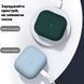 Чехол накладка Silicon Case with microfiber для Apple AirPods 4 Black