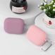 Чехол накладка Silicon Case with microfiber для Apple AirPods 4 Black