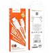 Кабель Hoco X88 Gratified Type-C to Type-C 60W 1m White