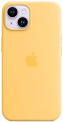 Чехол накладка для iPhone 14 (6.1) Silicone Case with MagSafe Sunglow