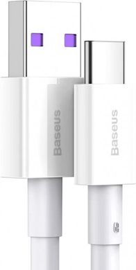 Кабель USB Baseus Superior Series Type-c 66W 1M White CATYS-02, Білий