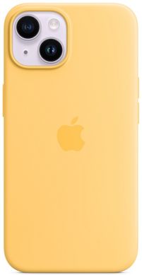 Чехол накладка для iPhone 14 (6.1) Silicone Case with MagSafe Sunglow