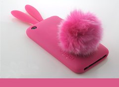 Чехол накладка Rabbit Case iPhone 3 Pink
