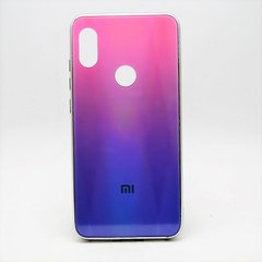 Чехол градиент хамелеон Silicon Crystal for Xiaomi Redmi Note 6/Note 6 Pro Pink-Violet