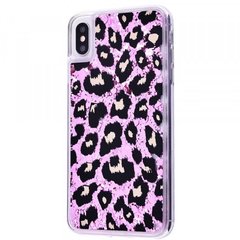 Чехол накладка Leopard Shining Case для iPhone X/Xs Pink