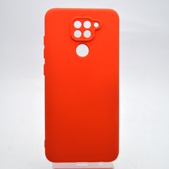 Силиконовый чехол накладка Silicone Case Full Camera Lakshmi для Xiaomi Redmi Note 9 Red/Красный