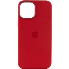 Чехол накладка Silicone Case Full Cover с MagSafe Splash Screen для iPhone 12 Pro Max Red(красный)