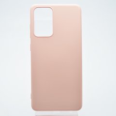 Чехол накладка Soft Touch TPU Case для Samsung A725 Galaxy A72 Pink Sand/Бежевый