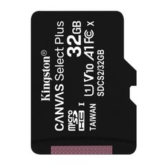Карта памяти KINGSTON microSDHC (UHS-1) Canvas Select 32GB Class 10 no adapter (R80MB/s)
