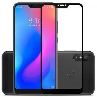 Защитное стекло на Xiaomi Redmi Note 6 5D Black тех. пакет