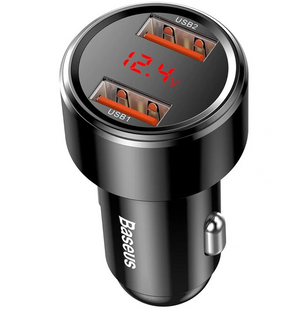 АЗП Baseus Magic Series PPS 2USB 45W/QC/PD/LCD Black CCMLC20A-01