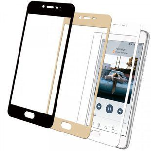 Защитное стекло Full Screen Glass для Meizu M3e Glossy White (0.3mm)