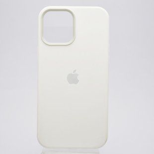 Чохол накладка Silicon Case для iPhone 12 Pro Max White (тех.пакет)