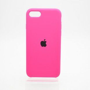 Чехол накладка Silicon Case для iPhone 7/8/SE 2 (2020) Shiny Pink