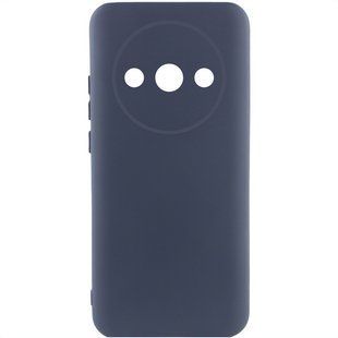 Чехол накладка Silicon Case Full Camera Lakshmi для Xiaomi Redmi A3 Midnight Blue (Темно-синий)