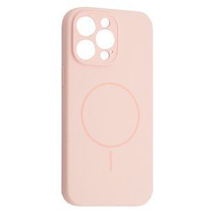 Чохол накладка Silicon Case Slim MagSafe Full Camera для Apple iPhone 15 Pro Pink